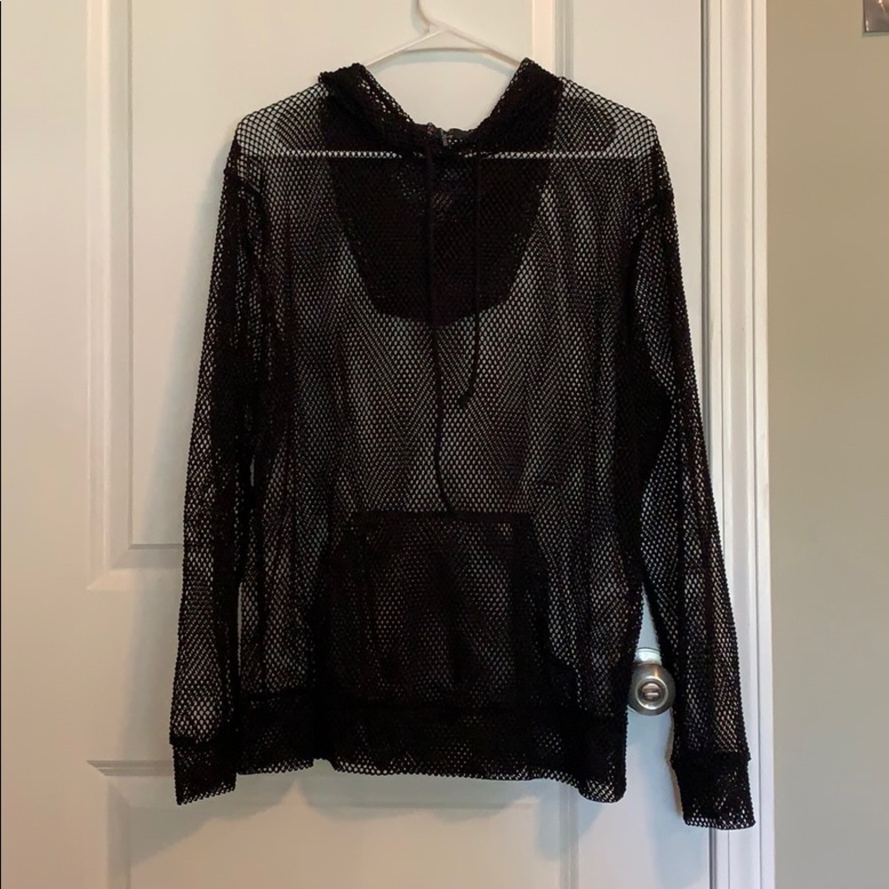 Mesh sweatshirt